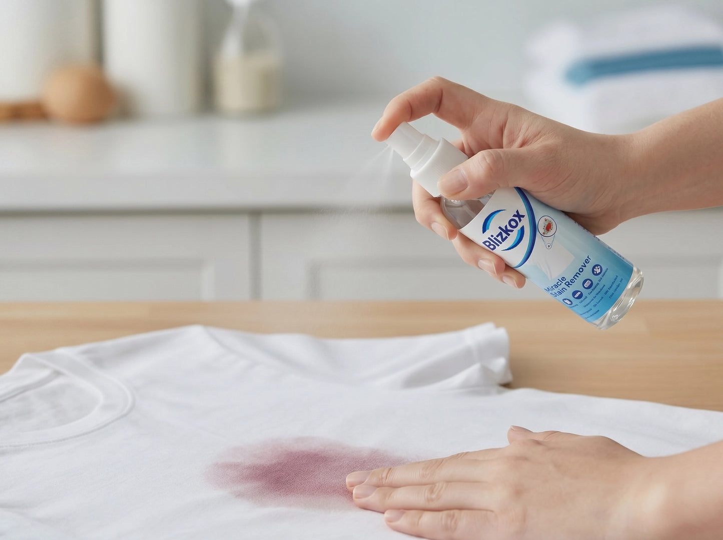 Blizkox Stain Remover Spray ✨ – Fast-Acting Cleaning for Tough Everyday Stains 💨