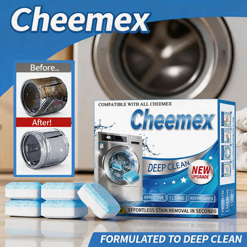 🔥 Washing Machine Cleaner Tablets – Deep Clean Odor, Hidden Buildup & Pet Hair