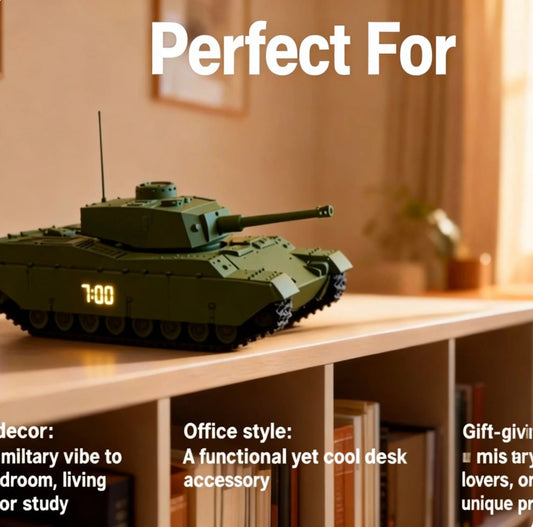 🎅Christmas Sale 50% OFF 🎄🔥TANK COMMANDER ALARM CLOCK