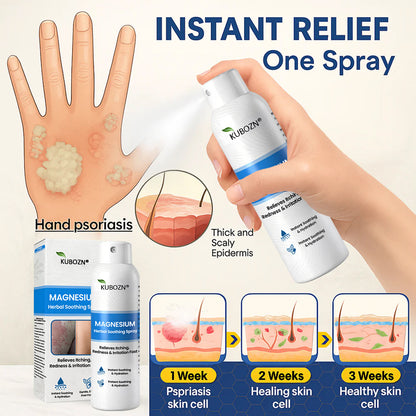 ✅  Official Store: KUBOZN® Magnesium Herbal Psoriasis Spray ⚕️