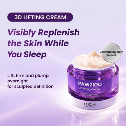 💜 PAWZIOO 3D Peptide Lifting Cream – Firm, Smooth & Restore Youthful-Looking Skin ✨