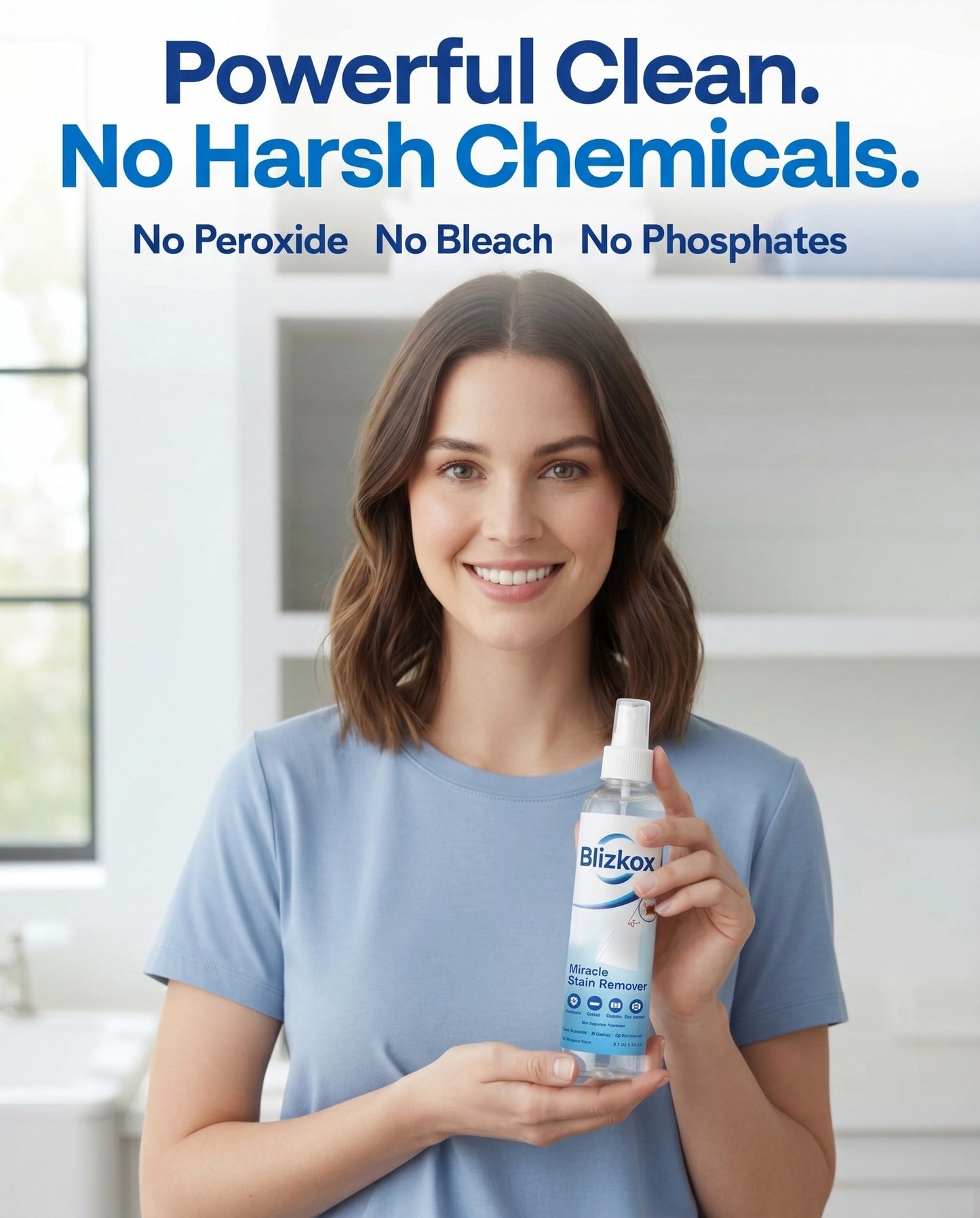 Blizkox Stain Remover Spray ✨ – Fast-Acting Cleaning for Tough Everyday Stains 💨