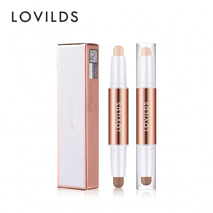 🤎 LOVILDS Dual-Ended Contour Stick – Highlight, Define & Blend with Ease ✨🖌️