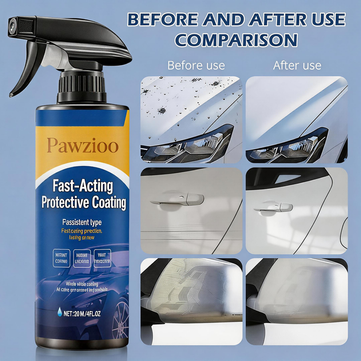 ✨ Mirror Finish Coating Spray✨ Make Your Car Look Just Washed — In Seconds