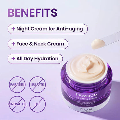 💜 PAWZIOO 3D Peptide Lifting Cream – Firm, Smooth & Restore Youthful-Looking Skin ✨