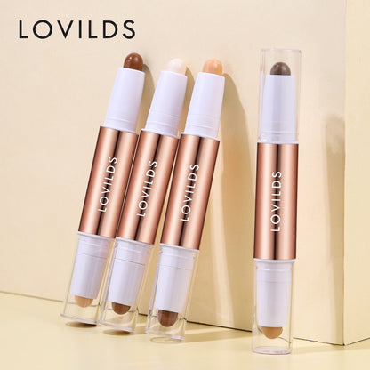 🤎 LOVILDS Dual-Ended Contour Stick – Highlight, Define & Blend with Ease ✨🖌️