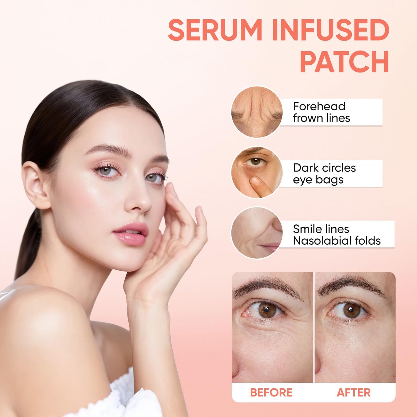 ✨ Collagen Micro-Dart Eye Patches – Smoothing, Firming & Fine-Line Care 👀