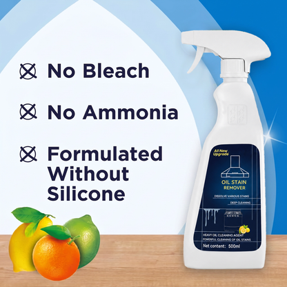 🔥 Kitchen Oil Stain Remover Spray – Melts Away Grease Fast