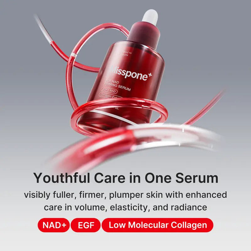 ✨ Misspone NAD+ EGF Serum | #1 Trending Korean Skincare for Firming & Revitalizing 💧