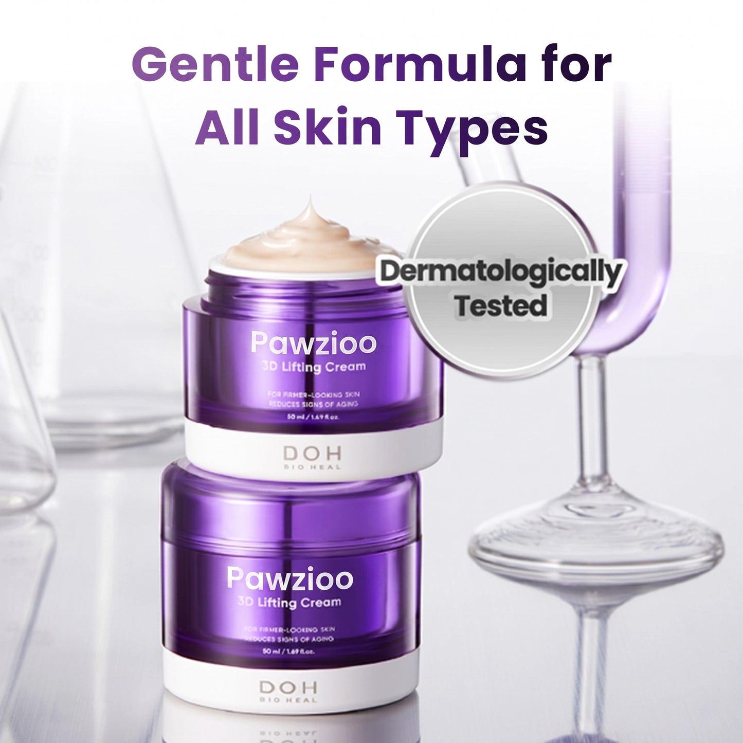 💜 PAWZIOO 3D Peptide Lifting Cream – Firm, Smooth & Restore Youthful-Looking Skin ✨