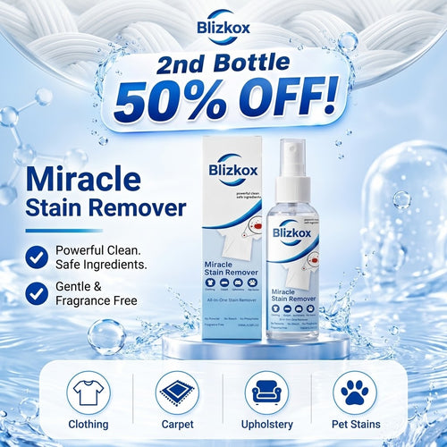Blizkox Stain Remover Spray ✨ – Fast-Acting Cleaning for Tough Everyday Stains 💨