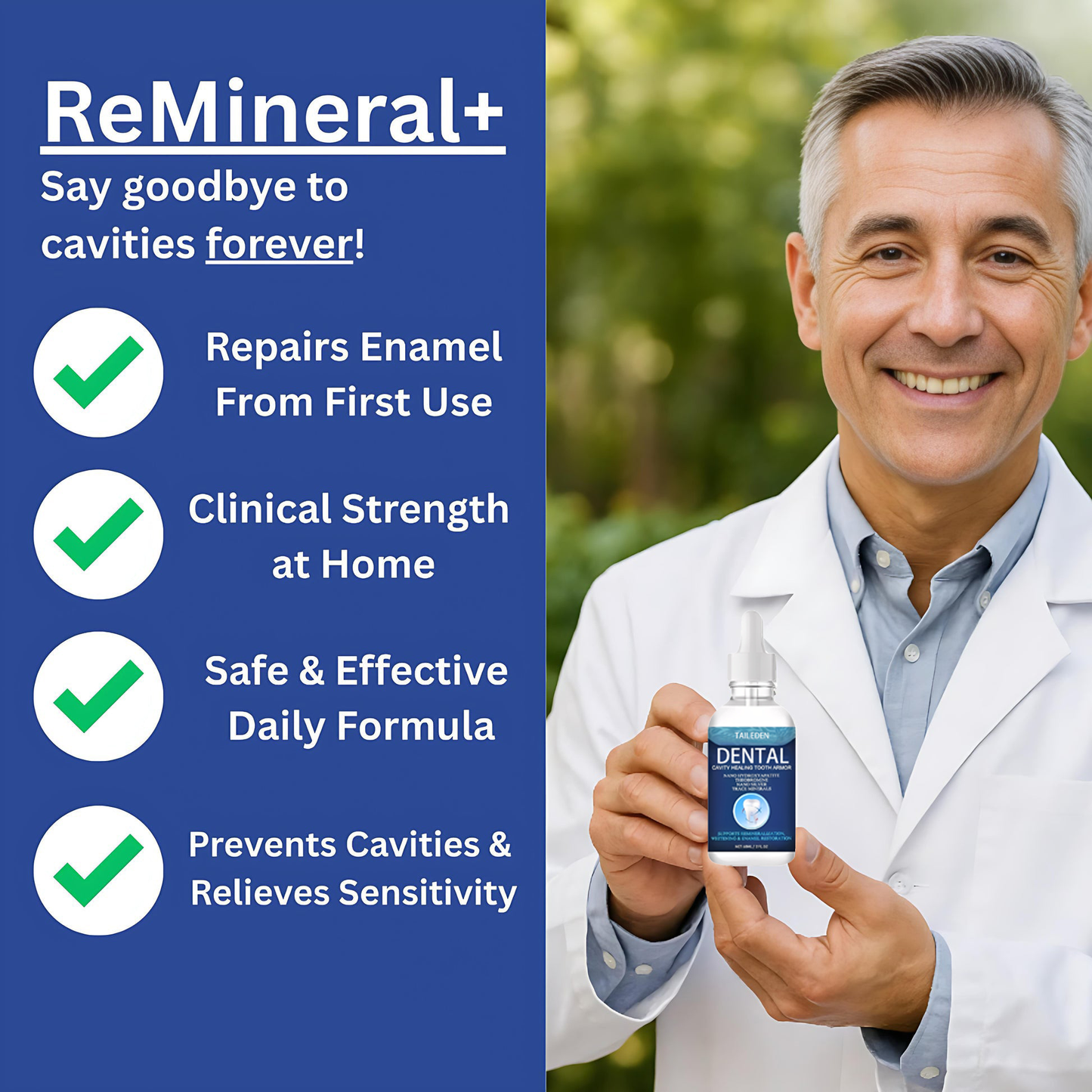 ✅ Official Store:TAILEDEN™Fluoride-Free Hydroxyapatite Tooth Armor Drops & Enamel Repair