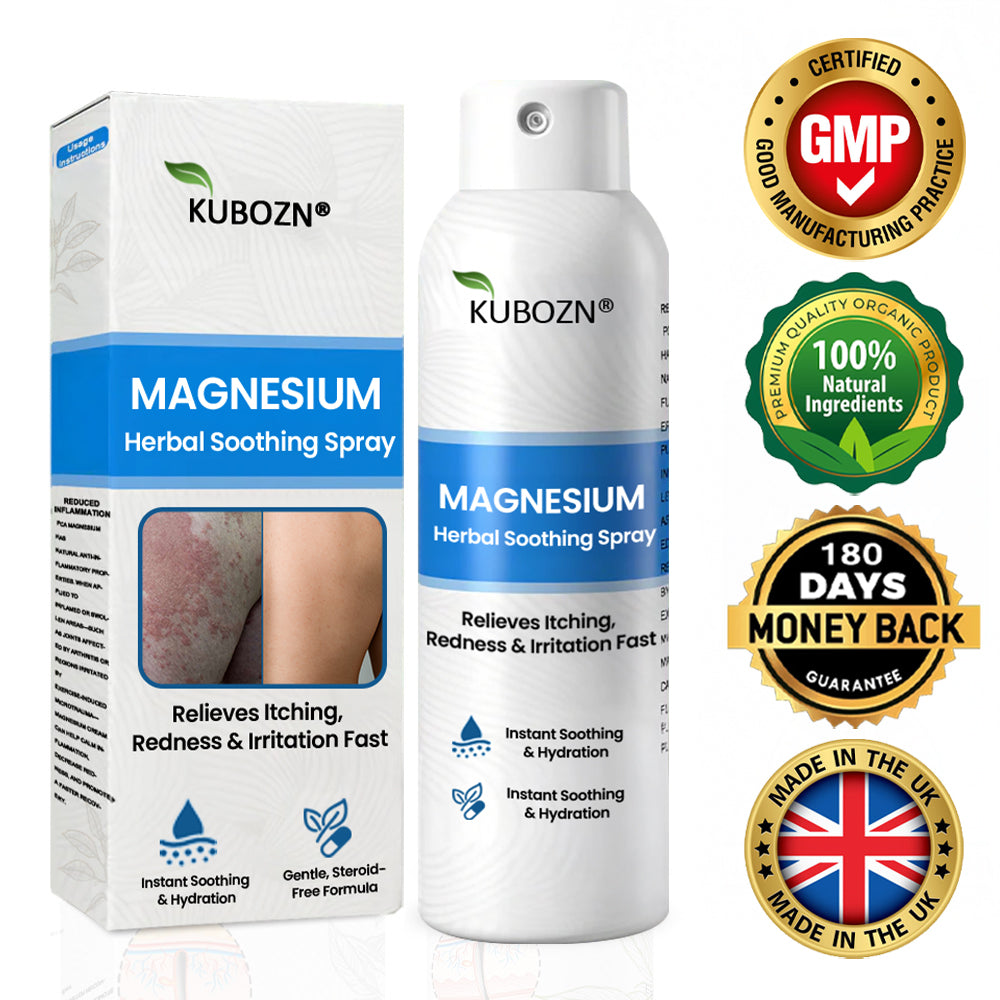 ✅  Official Store: KUBOZN® Magnesium Herbal Psoriasis Spray ⚕️