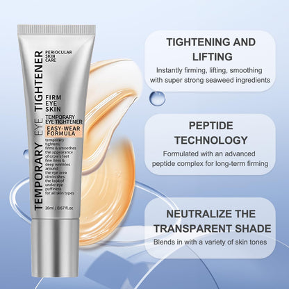 ✨ Instant Tinted Eye Tightener – Visibly Smooth Under-Eye Bags & Fine Lines + FREE Mini Precision Brush 👁️
