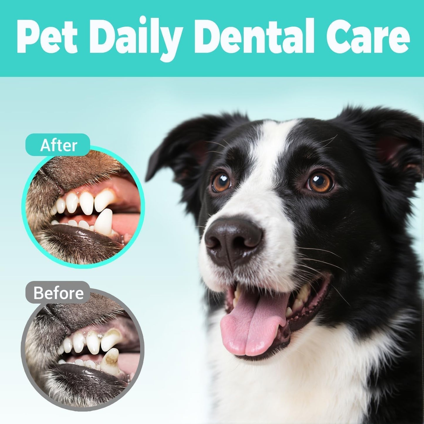 🐾 Pet Teeth Cleaning Wipes – Pet-Friendly Fresh Breath Aid