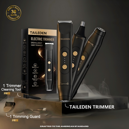 TAILEDEN Portable Hair Trimmer - 60 Mins Runtime, Travel-Friendly Grooming Tool