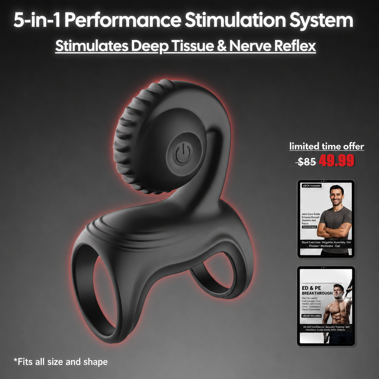 ❤️‍🔥 Titan Ring Pro ❤️‍🔥 Engineered for Stronger Performance & Intense Sensation