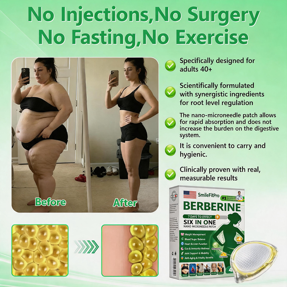 𝐔𝐒𝐀 𝐃𝐨𝐜𝐭𝐨𝐫 𝐑𝐞𝐜𝐨𝐦𝐦𝐞𝐧𝐝𝐞𝐝🌟| SmileFitPro® 𝑩𝒆𝒓𝑏𝘦𝘳𝑖𝗇𝒆 𝟔-𝗶𝙣-𝟏 𝑁𝑎𝑛𝑜 𝘔𝘪𝘤𝘳𝘰𝘯𝘦𝘦𝘥𝘭𝘦 𝖯𝚊𝗍𝖼𝗁 |✅𝘉𝘢𝘤𝘬𝘦𝘥 𝘣𝘺 𝘴𝘤𝘪𝘦𝘯𝘤𝘦 | 𝟨-𝗂𝗇-𝟣 𝖿𝗈𝗋𝗆𝗎𝗅𝖺 | 𝑅𝑒𝑠𝑢𝑙𝑡𝑠 𝑖𝑛 7 𝑑𝑎𝑦𝑠 🏅